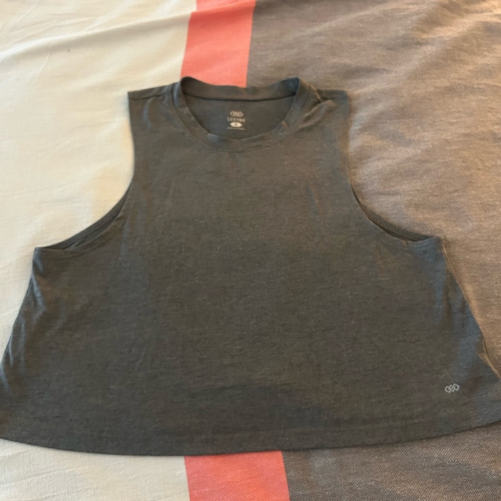 Gray Sleeveless Women's Top